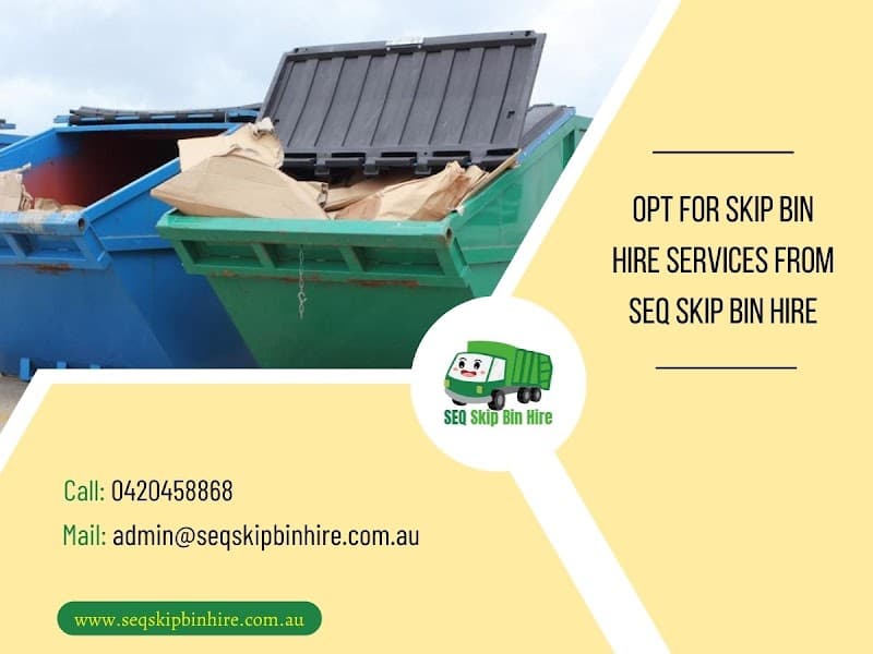 SEQ Skip Bin Hire rubbish removal work in Springwood