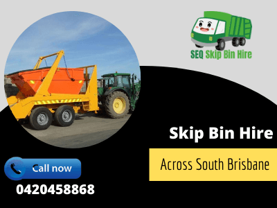 SEQ Skip Bin Hire rubbish removal work in Springwood