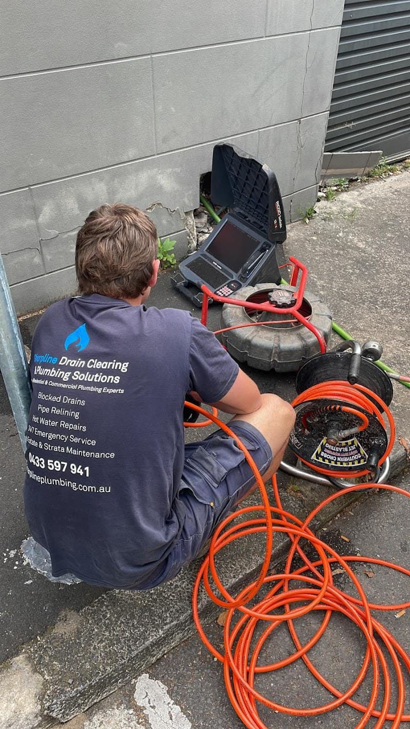 Sharpline Drain Clearing & Plumbing Solutions plumber work in Sydney