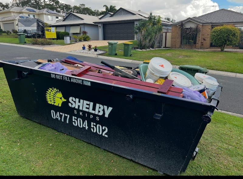 Shelby Skips rubbish removal work in Narangba
