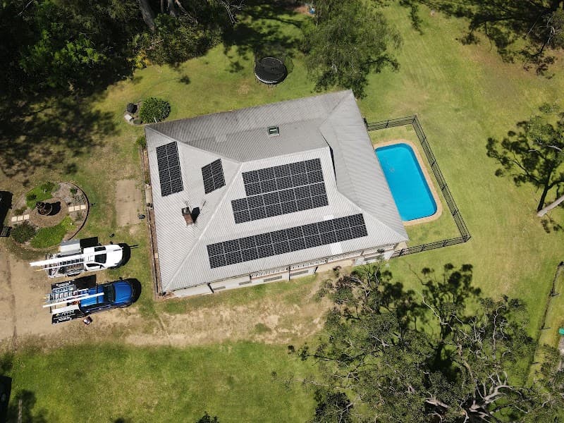 Sherwood Solar Pty Ltd solar panel installation work in Gwandalan