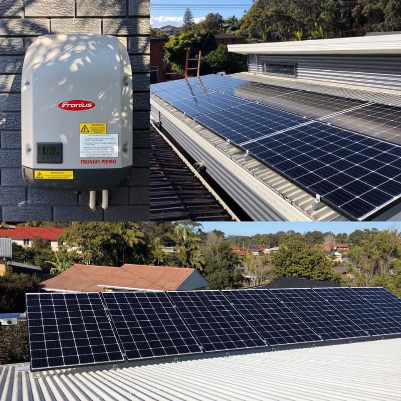 Sherwood Solar Pty Ltd solar panel installation work in Gwandalan