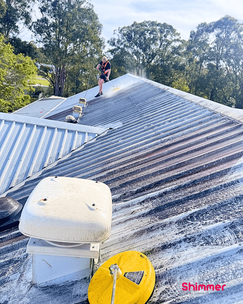 Shimmer Glass and Pressure Cleaning pressure washing work in North Parramatta