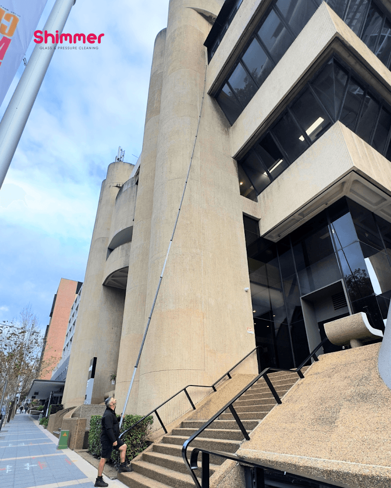Shimmer Glass and Pressure Cleaning pressure washing work in North Parramatta