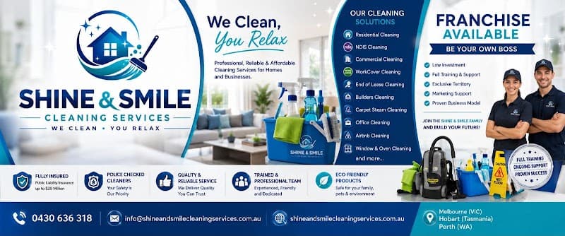 Shine & Smile Cleaning Services Pty Ltd oven & bbq cleaning work in Sandy Bay