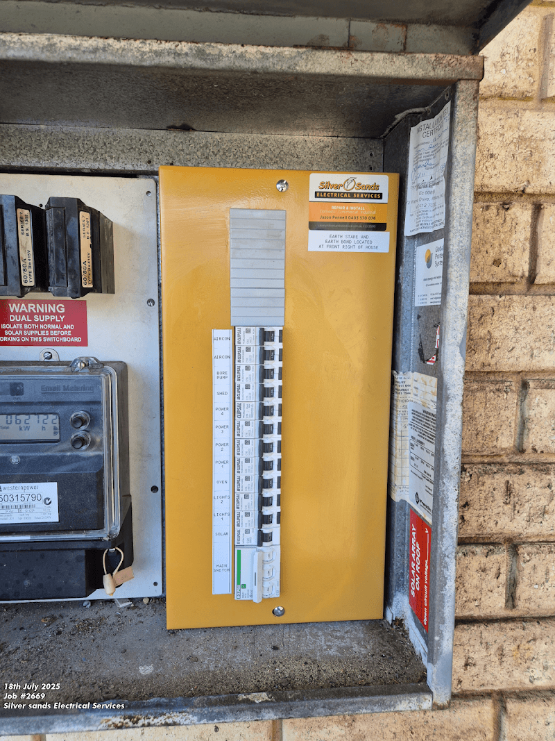 Silver Sands Electrical Services electrician work in Mandurah