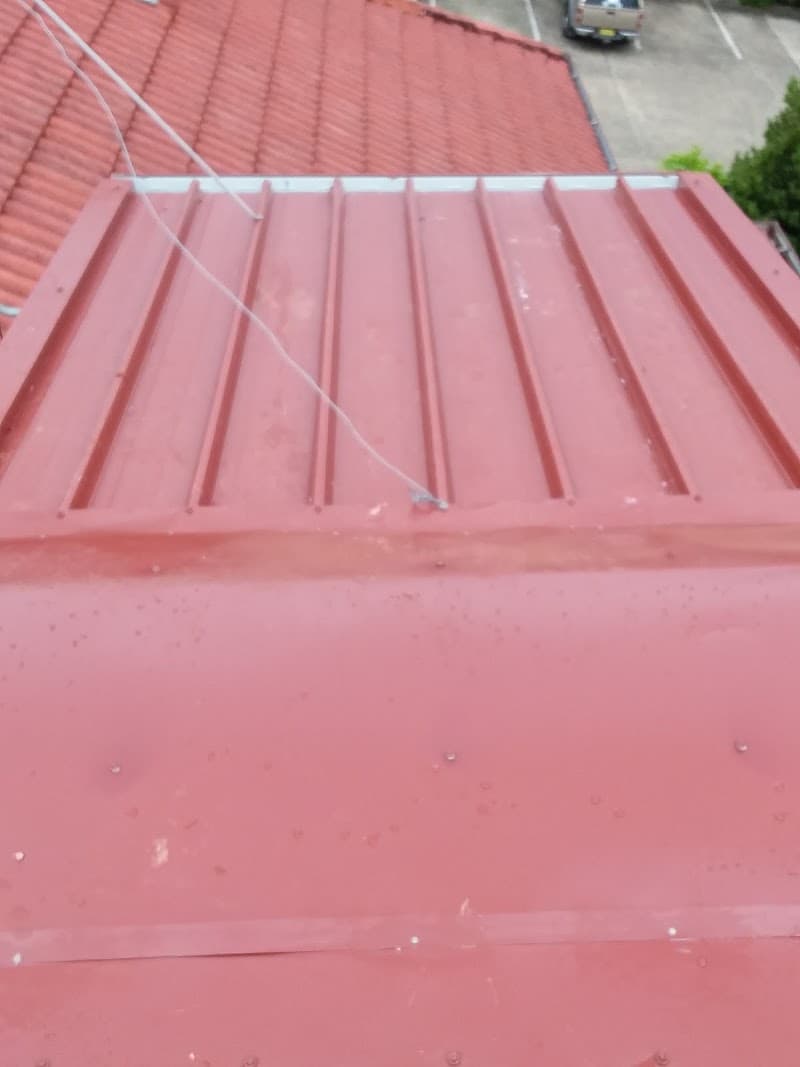 Simpson metal roof plumbing roofing work in Blacksmiths