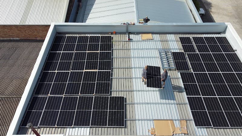 SJ Power solar panel installation work in Morisset