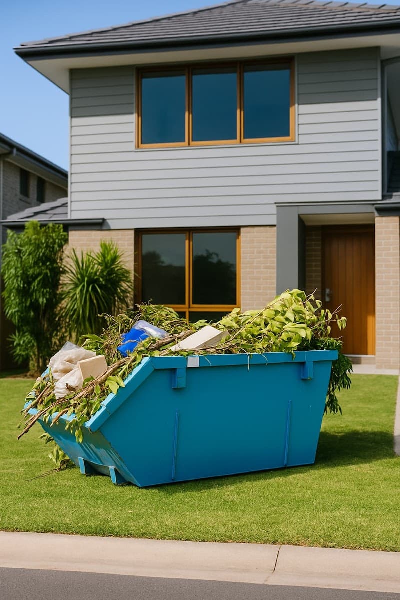 Smart Skip Bins rubbish removal work in Milton