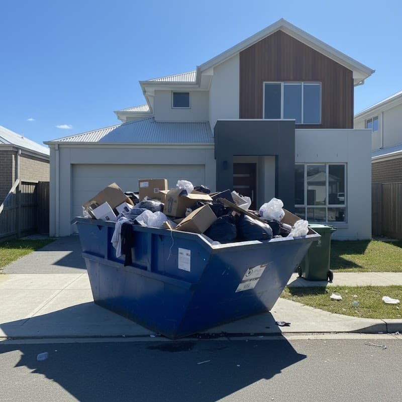Smart Skip Bins rubbish removal work in Milton