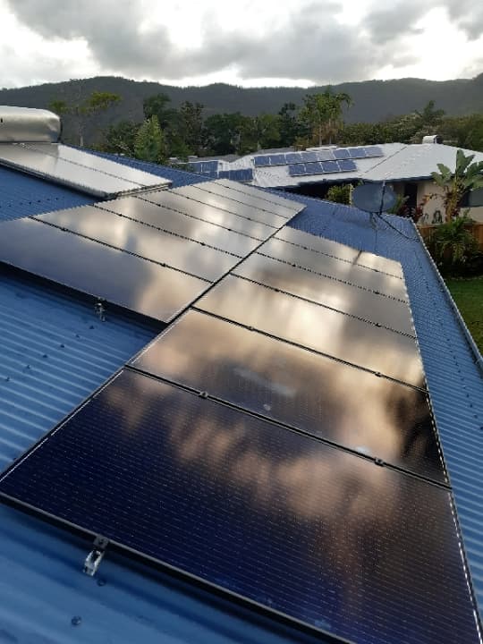 Solahart Cairns solar panel installation work in Bungalow