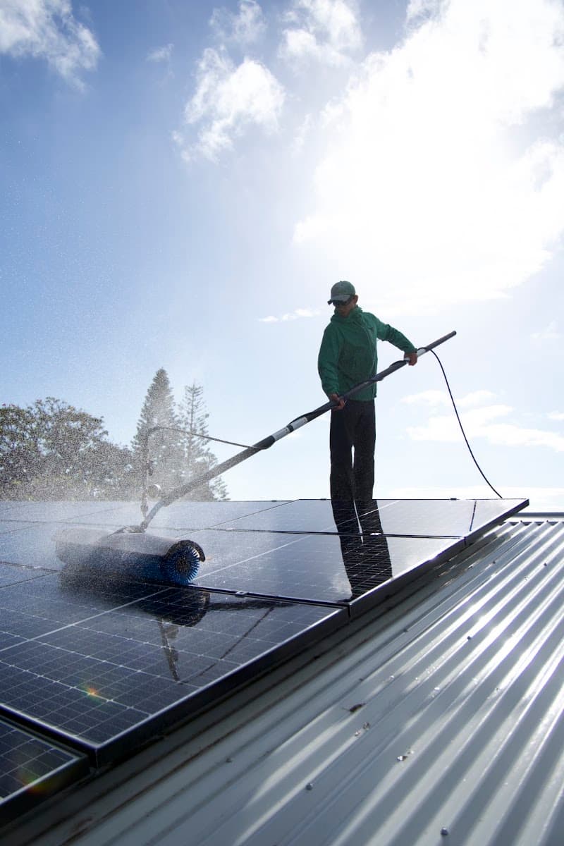 Solar Care Group Pty Ltd gutter cleaning work in Cabarita Beach