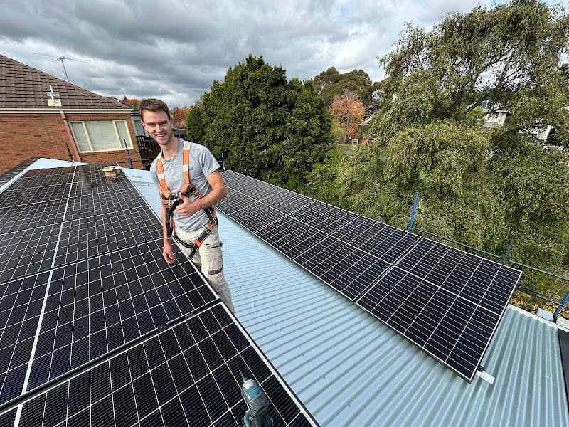 Solar Coaster solar panel installation work in Sandy Bay