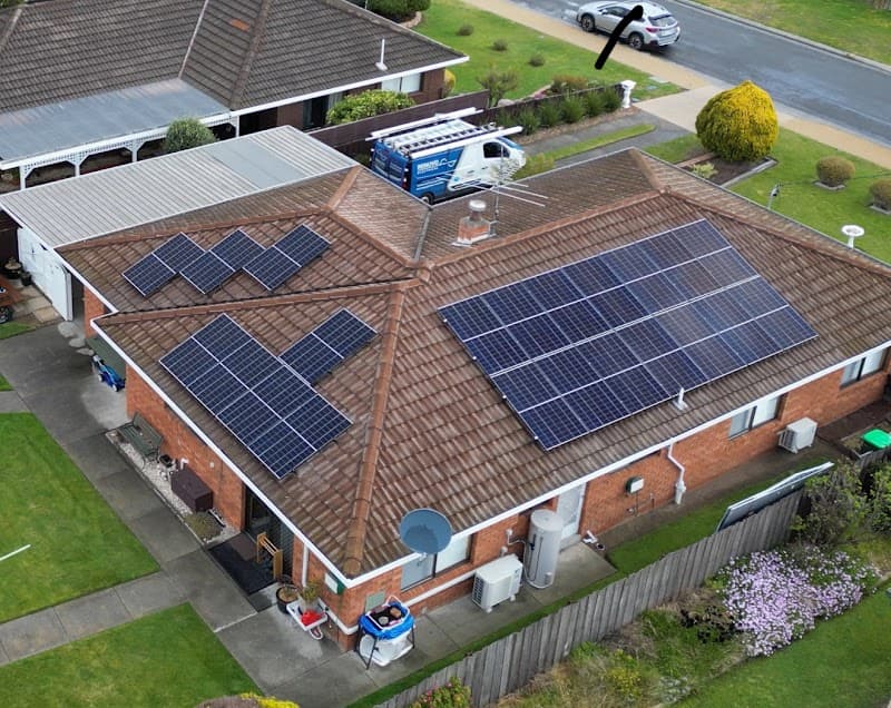Solar Coaster solar panel installation work in Sandy Bay