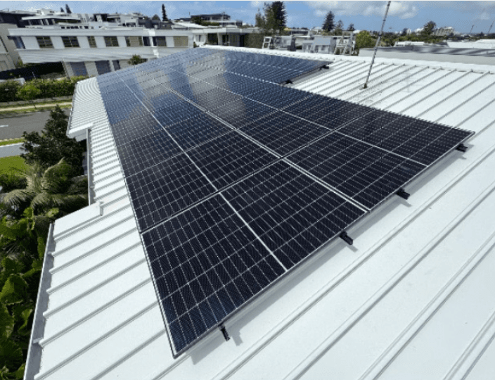 Solar Concepts solar panel installation work in Greenhills Beach