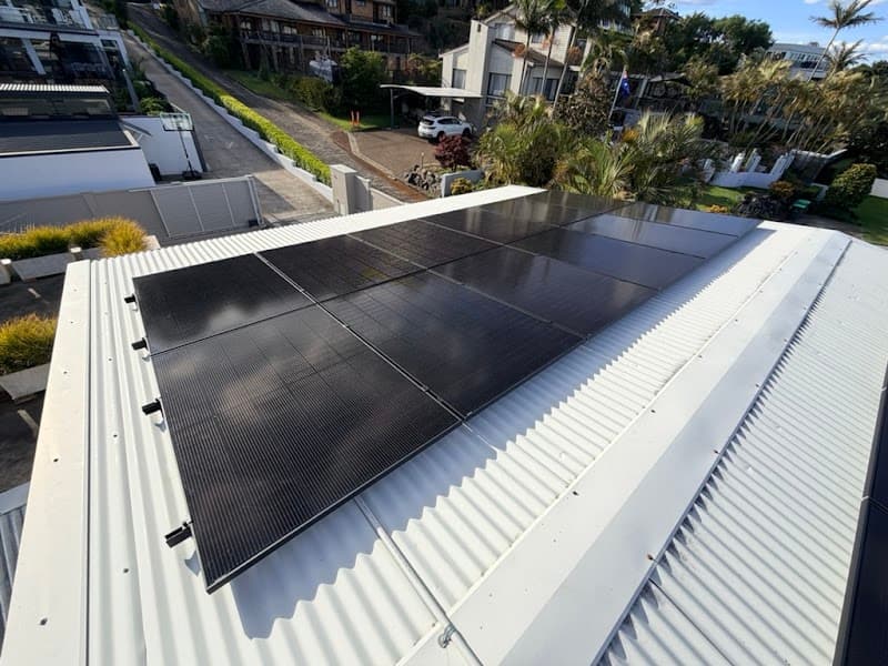 Solar Concepts solar panel installation work in Greenhills Beach