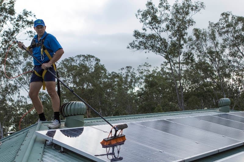Solar Gleam Gutter Clean pressure washing work in Toowoomba City