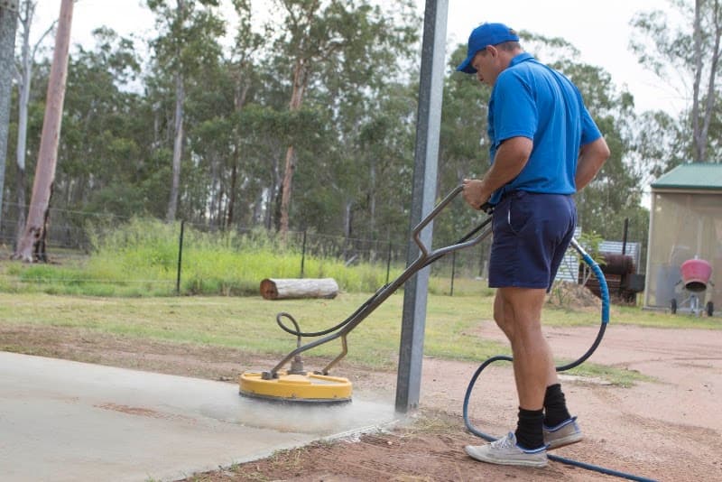 Solar Gleam Gutter Clean pressure washing work in Toowoomba City