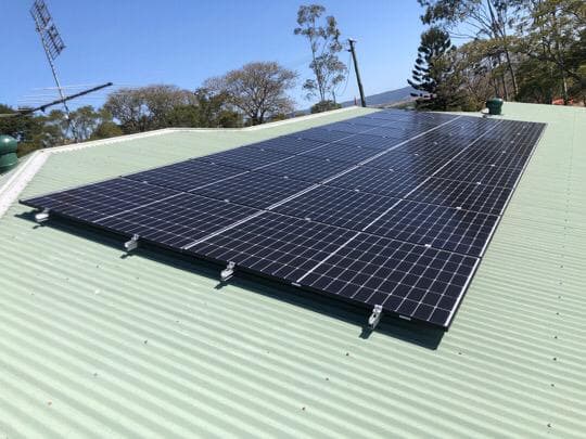 Solar Output solar panel installation work in Brisbane City