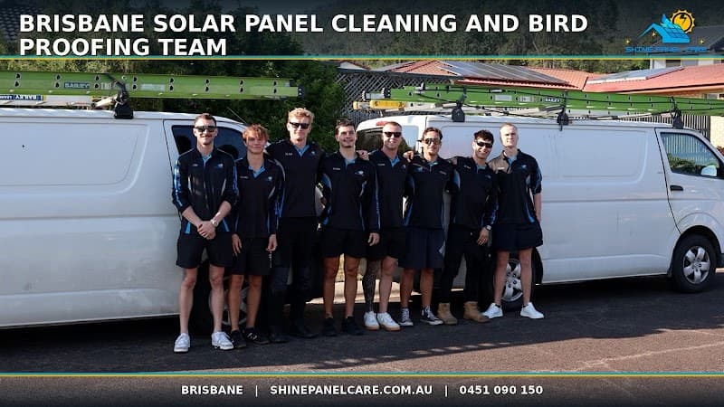 Solar Panel Bird Proofing | Shine Panel Care solar panel cleaning work in Brisbane City