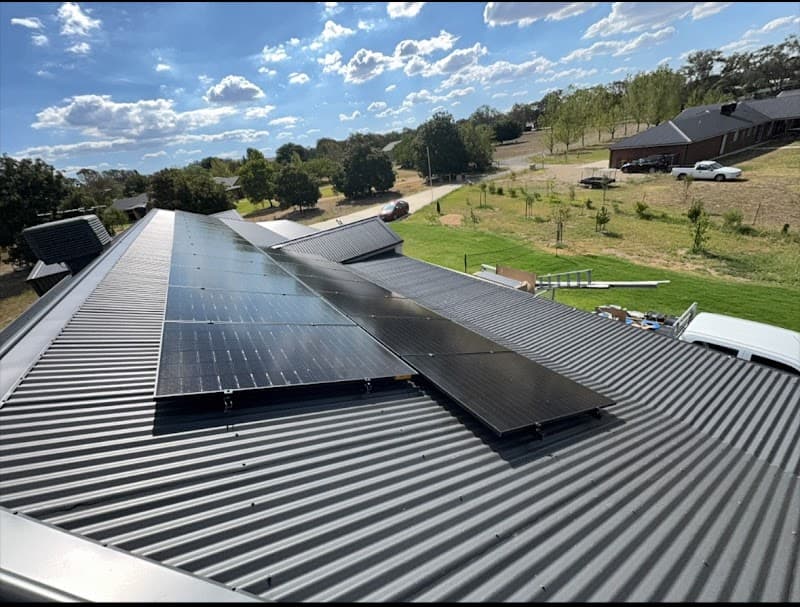 Solar Plus Electrical solar panel installation work in Thurgoona