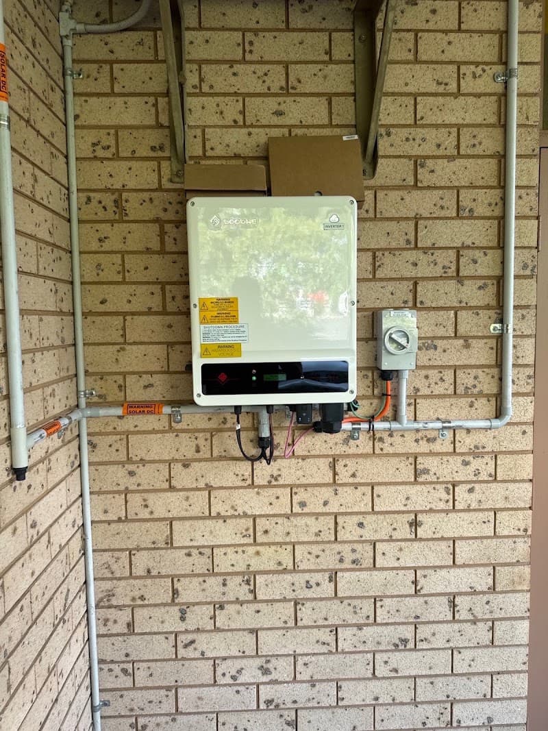 Solar Plus Electrical solar panel installation work in Thurgoona