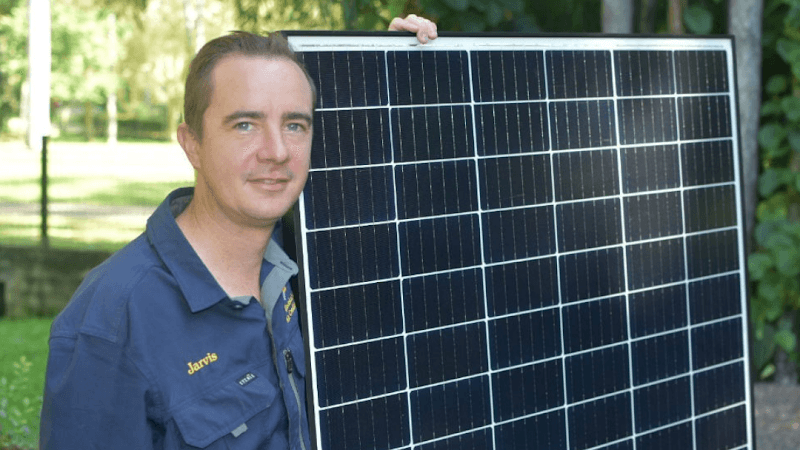Solar Repair Service Brisbane solar panel cleaning work in Chermside