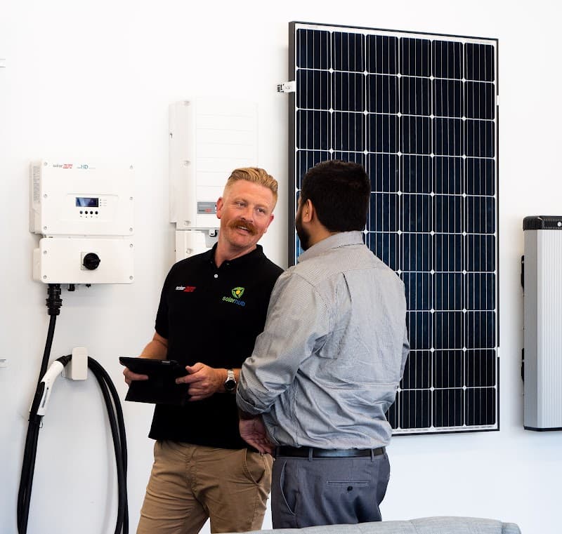 SolarHub solar panel installation work in Mitchell