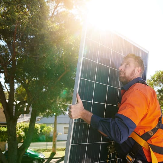 SolarNest solar panel installation work in Cairns City