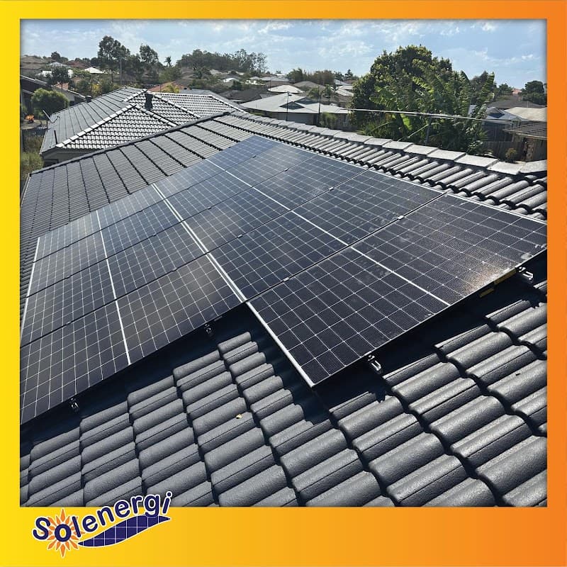 Solenergi Pty Ltd solar panel installation work in Underwood