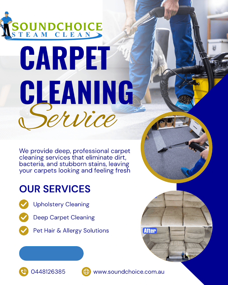 Soundchoice Steam Clean carpet cleaning work in Bentley Park