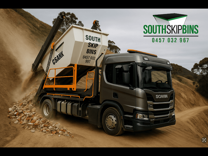South Skip Bins rubbish removal work in New Town