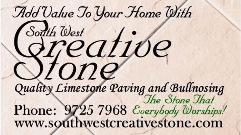 Southwest Creative Stone landscaping work in Bunbury