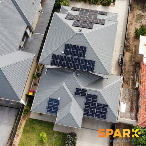 Spark Energy solar panel installation work in Adelaide