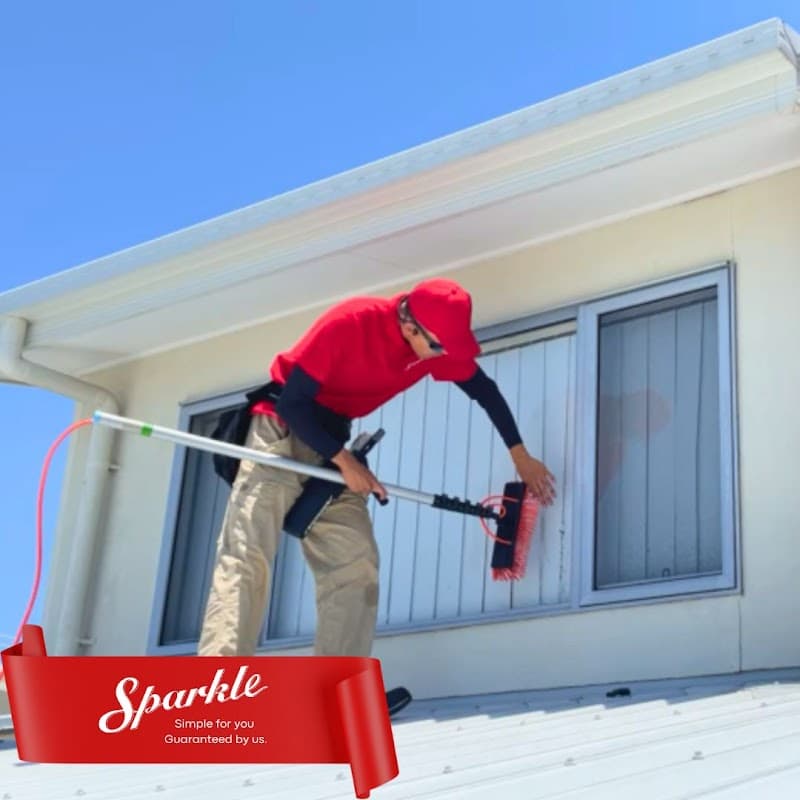 Sparkle Window and House Cleaning gutter cleaning work in Mango Hill