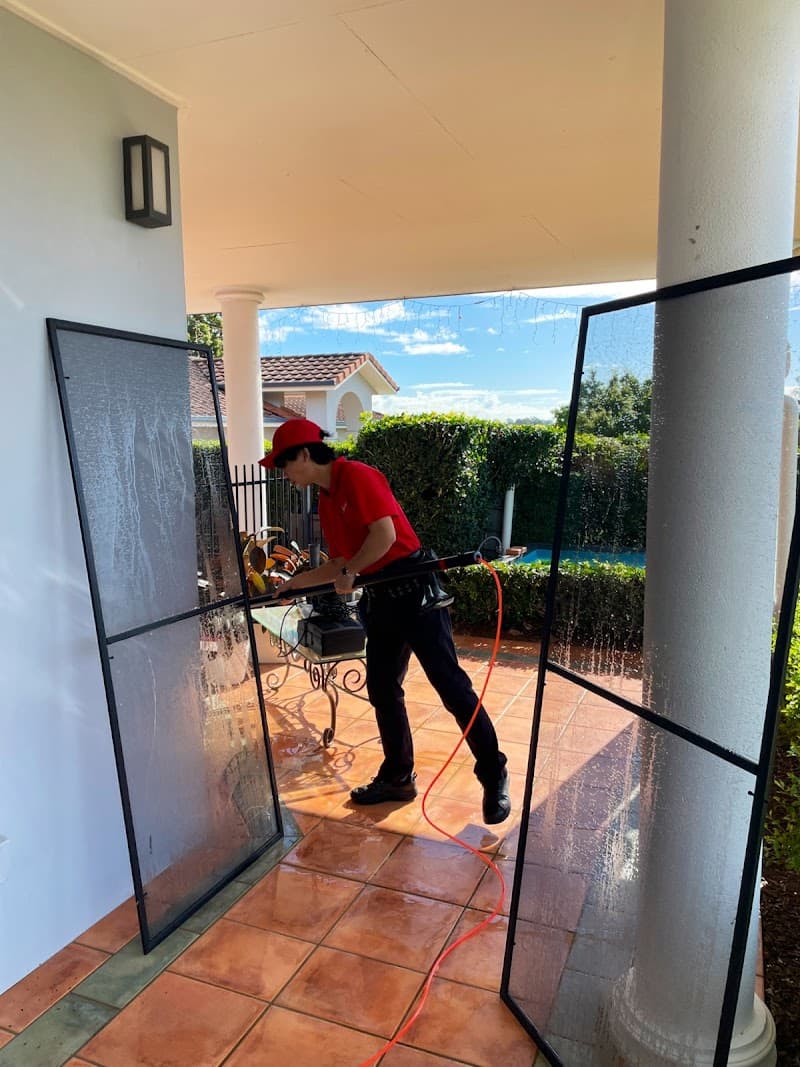 Sparkle Window and House Cleaning gutter cleaning work in Mango Hill
