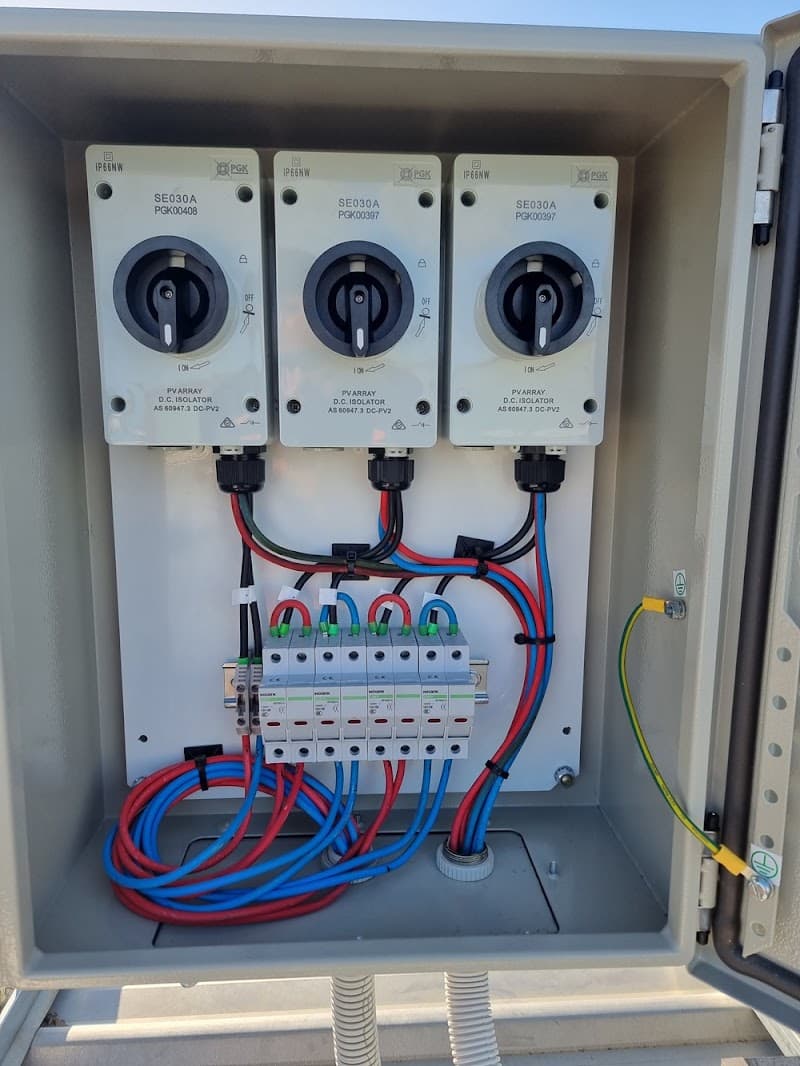 S.P.B. Energy Solutions solar panel installation work in Halls Head