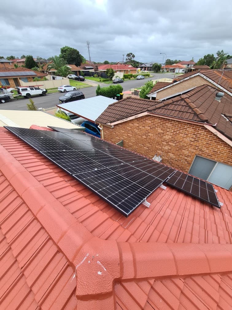 Spider Solar & Electrical solar panel installation work in Penrith
