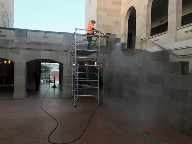 Sprayjet Cleaning Services pressure washing work in Hume