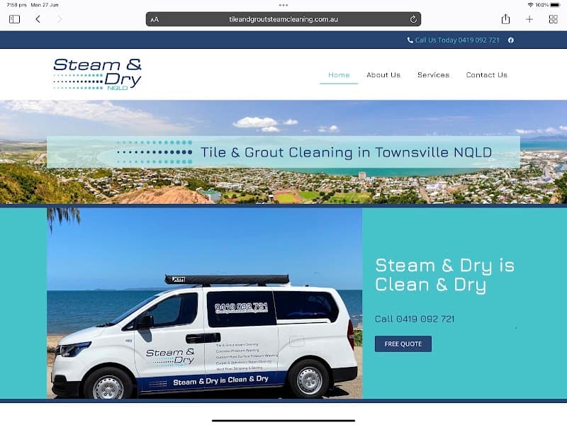 Steam & Dry North Qld carpet cleaning work in Belgian Gardens