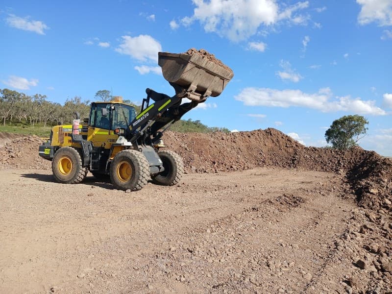 Strasser Earthmoving demolition work in Oakey