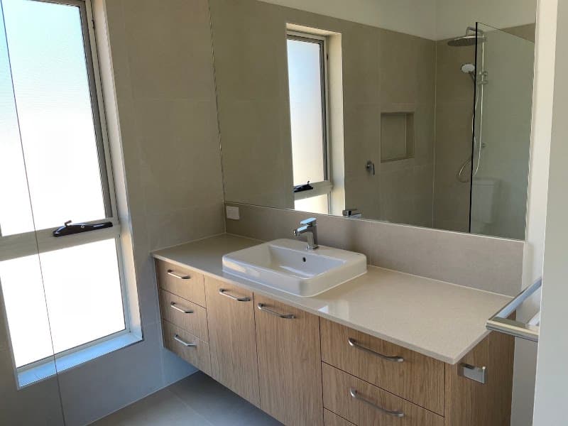 Stroud Homes Ballarat bathroom renovation work in Lucas