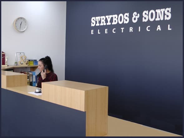 Strybos & Sons Electrical Pty Ltd electrician work in Ipswich