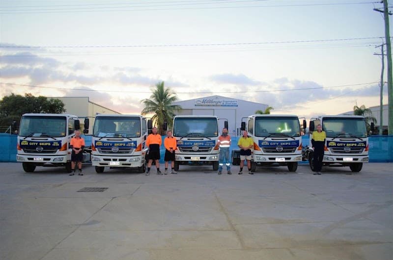 Sun City Skips rubbish removal work in Garbutt