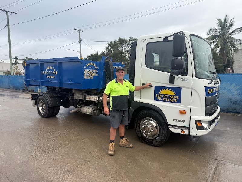 Sun City Skips rubbish removal work in Garbutt