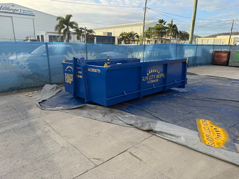 Sun City Skips rubbish removal work in Garbutt