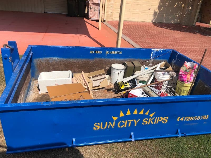 Sun City Skips rubbish removal work in Garbutt