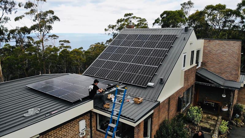 Sunface Solar solar panel installation work in Hobart