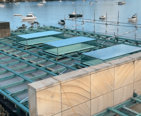 Sunflow Solar and Roofing solar panel installation work in Peakhurst