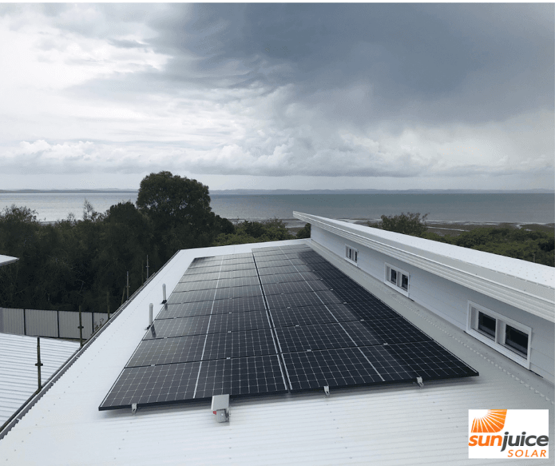 Sunjuice Solar Hervey Bay solar panel installation work in Pialba